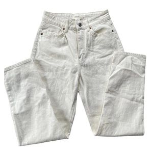 H&M Off White/ Cream women’s Jeans Size 2
